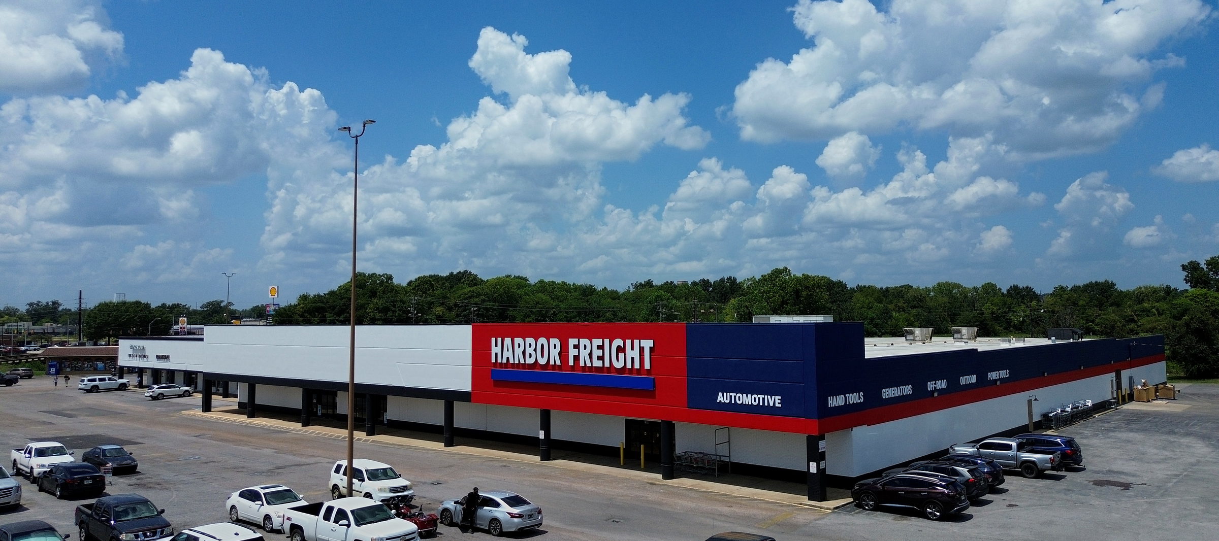 Aerial view of Gateway Exchange on the I-20/59 corridor, Meridian MS